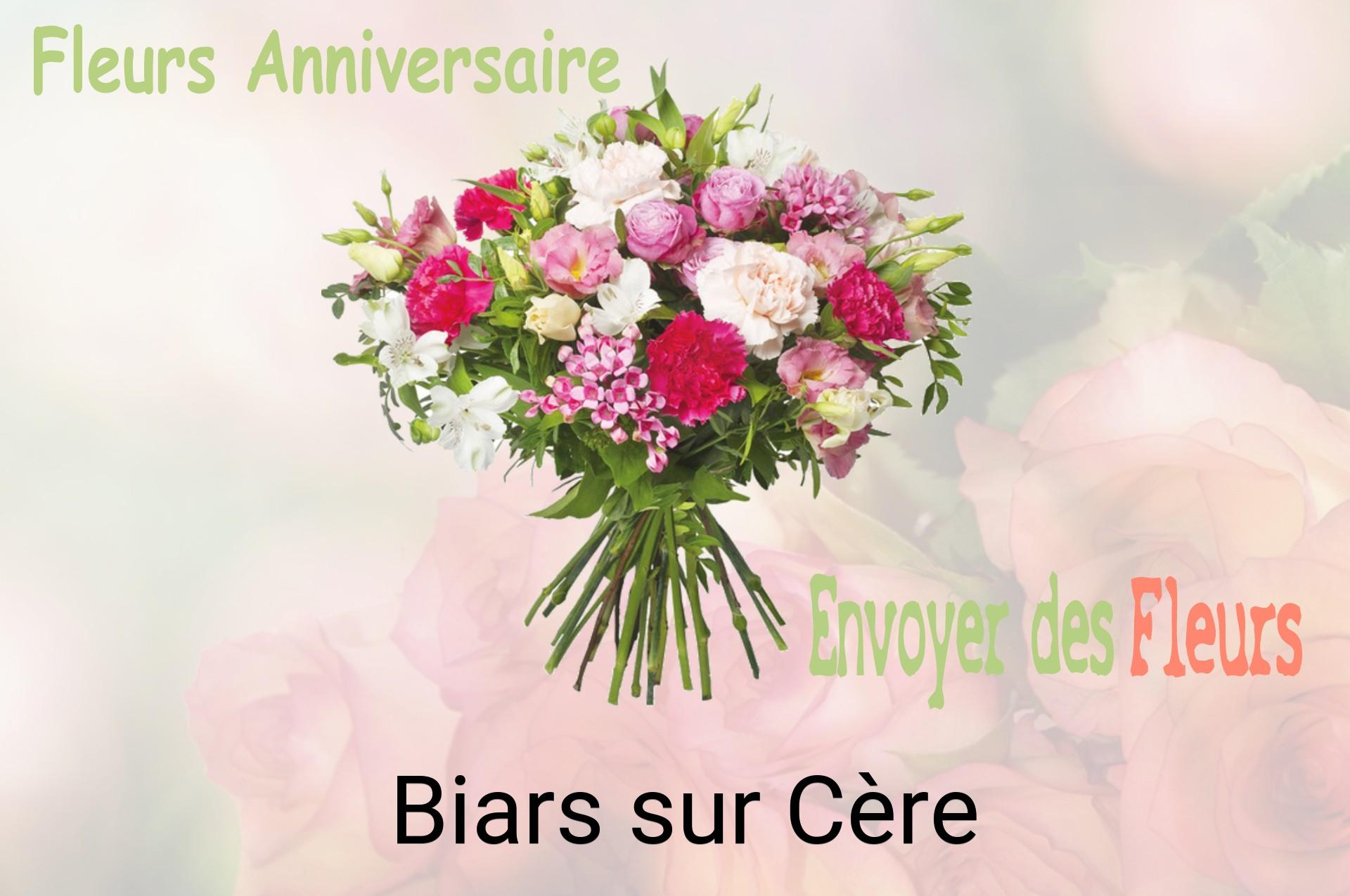 Bouquet de fleurs d’anniversaire livré à Biars-sur-Cère