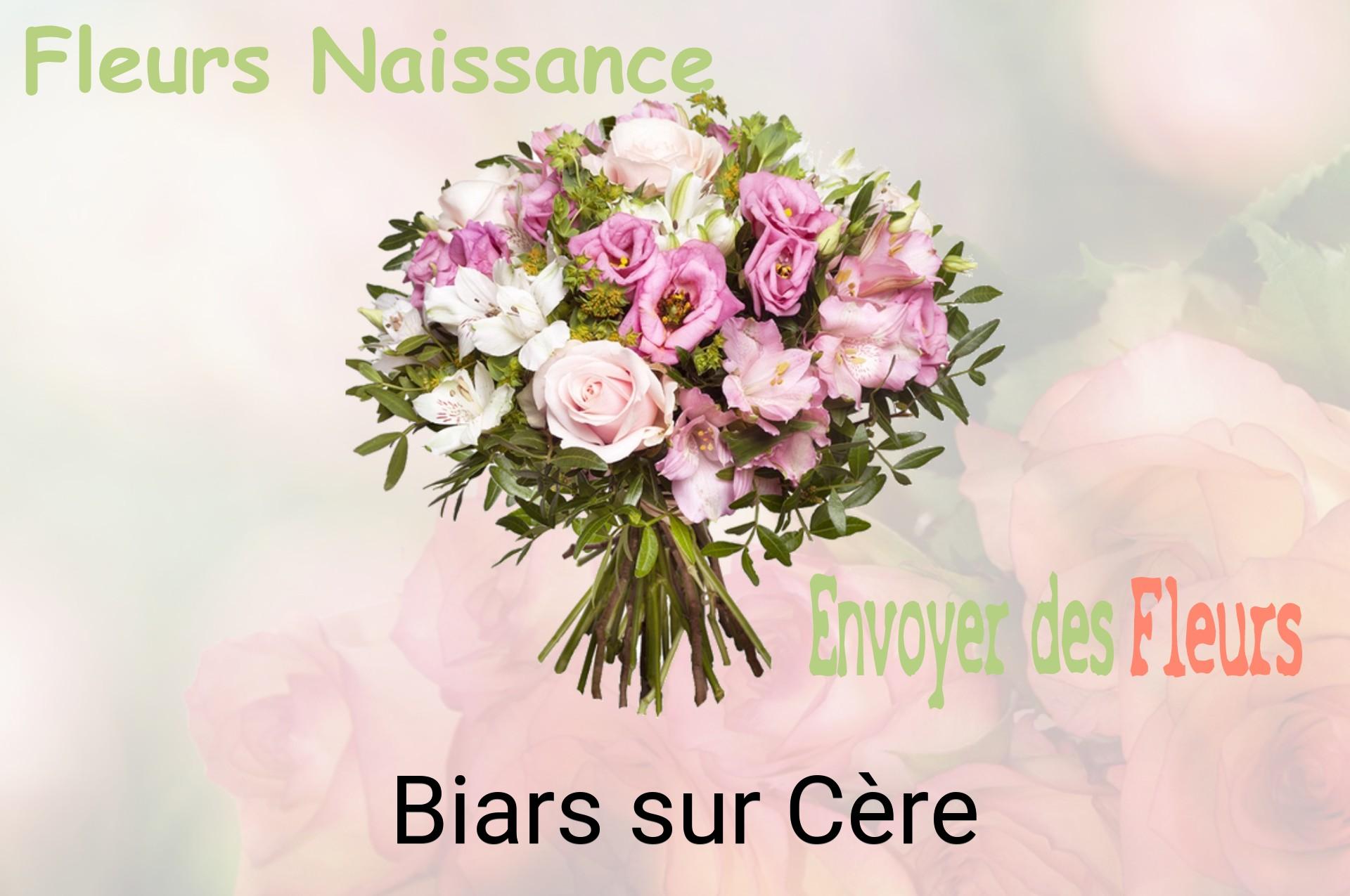 Bouquet de fleurs de naissance livré à Biars-sur-Cère